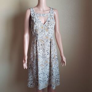 Moulinette Soures for Anthropologie floral silk dress